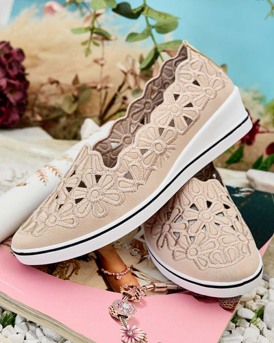 Royalfashion Женские полусапожки на низком каблуке Dellio