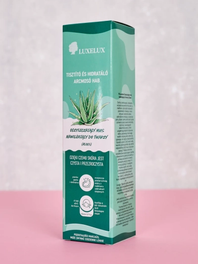 Luxelux Cleansing Moisturizing Face Foam Aloe 150 ml