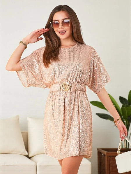 Женское платье Royalfashion с пайетками