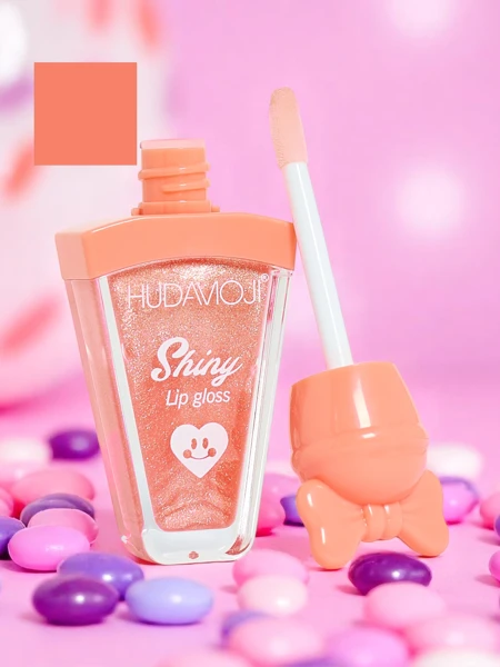 Glitter Lip Gloss color Coral