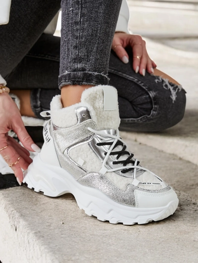 Royalfashion Kvinnors Sneakers med Varm Fodring Pieco