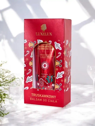 Luxelux Jõulude Kehakreem maasika lõhnaga 300 ml