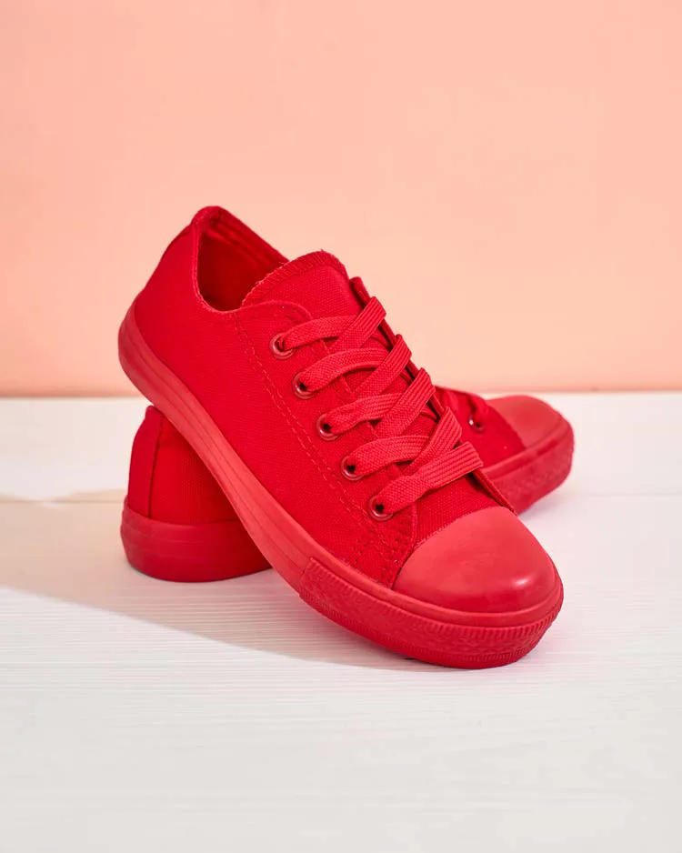 Royalfashion Tirim lace-up children's sneakers