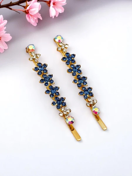 Royalfashion Hairpin with rhinestone flower Sparkle Blossom