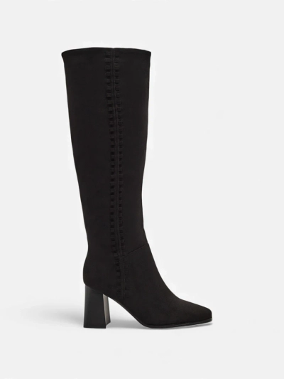 Naiste öko-seemisnahast plokk-kontsaga saapad Fottor