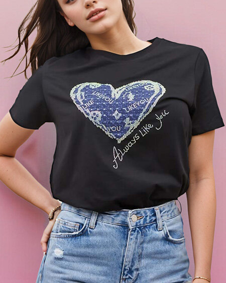 Royalfashion Women's printed t-shirt