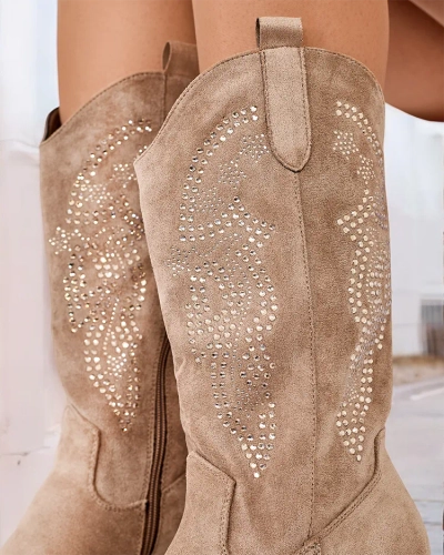 Royalfashion Naiste Kellib Heeled Cowboy Boots