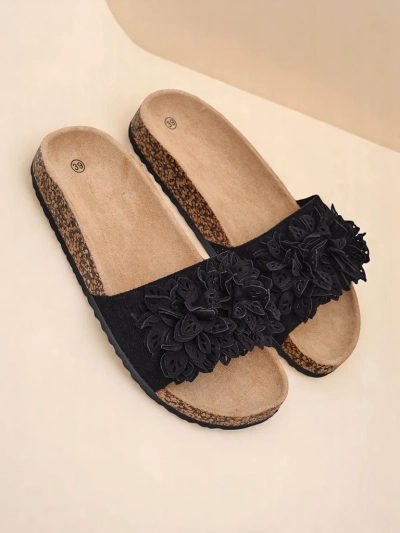 Royalfashion women’s slides with floral accents Occes