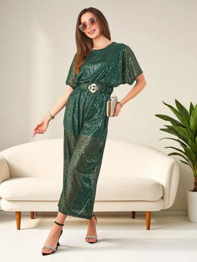 Royalfashion Long kvensedrakt med paljetter