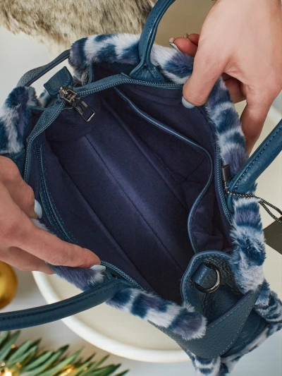 Маленькая женская сумочка из экокожи с леопардовым принтом Panthory