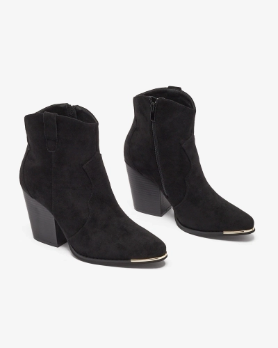 Royalfashion Black women's insulated Diva Charms boots