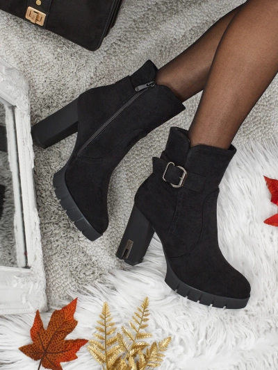 Naiste öko-seemisnahast poolsaapad jämeda kontsaga Liravie