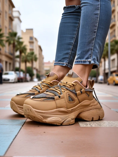 Royalfashion Naiste Sneakers Paksul Sokiga Reterri