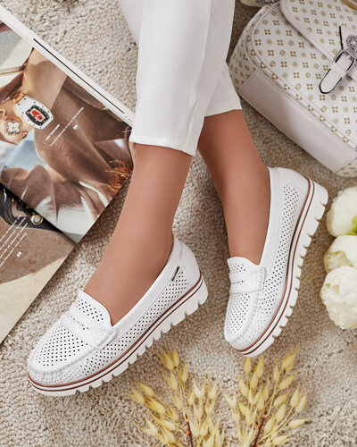 Royalfashion Openwork women's moccasins Leteller