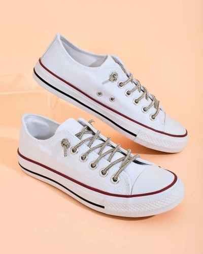 Royalfashion Naiste dekoratiivsete nööridega tossud Timi