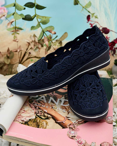 Royalfashion Женские полусапожки на низком каблуке Dellio