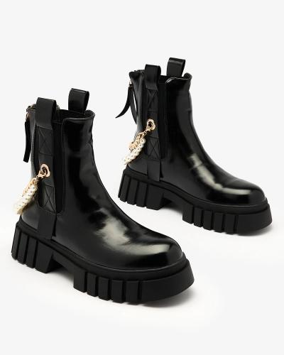 Royalfashion Mustad naiste saapad Zifosca