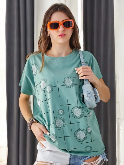 Royalfashion Women's Cotton T-Shirt with Print