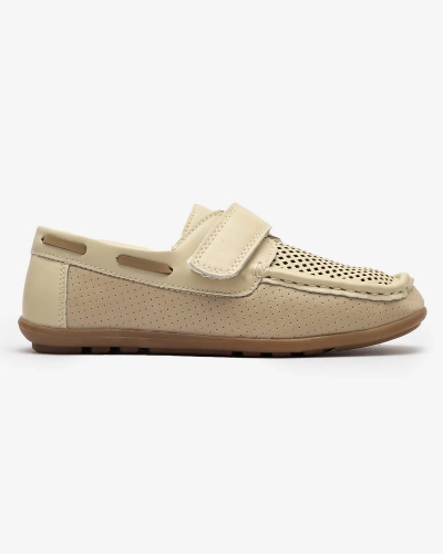 Laste mokassinad beežis Nexxc- Footwear