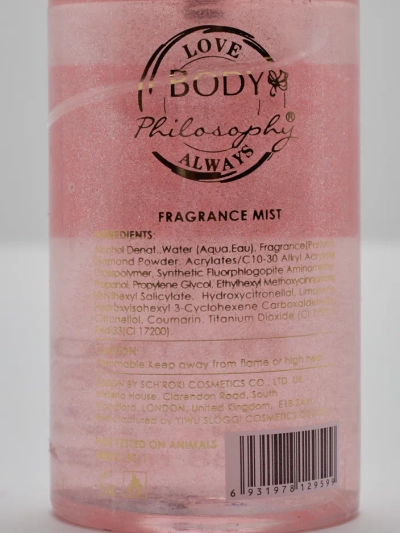 Beauty Kiss Body Mist with Glitter 88 ml