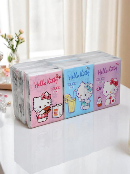 Mini hygiene tissues 8PCS x 9PCS. Hello Kitty