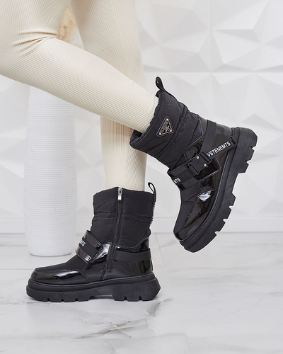 Royalfashion Naiste mustad lumesaapad Fiellar