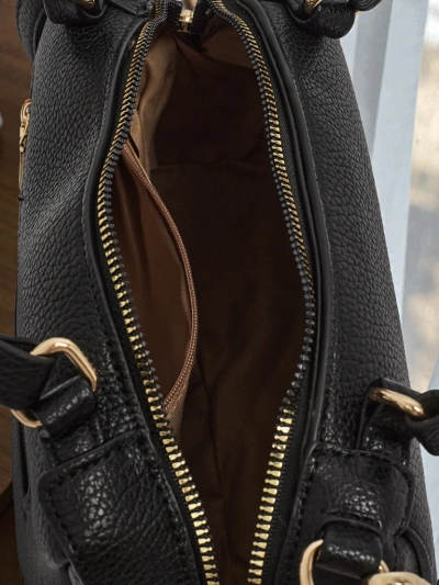 Luna must nahast elegantne igapäevane naiste käekott