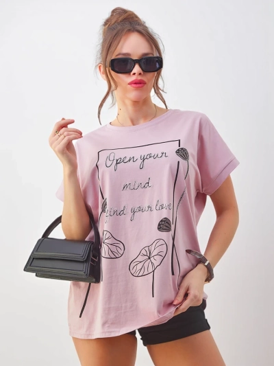 Royalfashion Naiste puuvillane t-särk huvitava prindiga