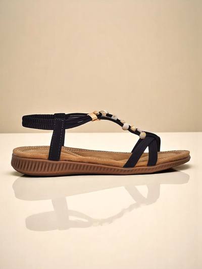 Royalfashion Women’s sandals with Imen embellishments