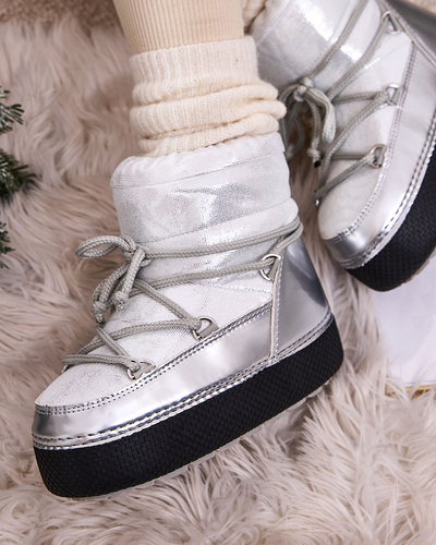 Royalfashion Women's lace-up snow boots Yevnoie