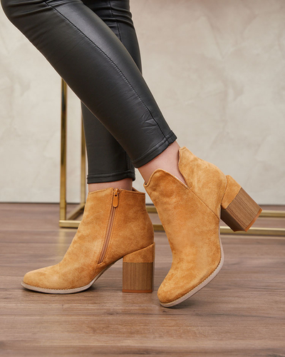 Royalfashion Camel naiste Teascir stilettasaapad