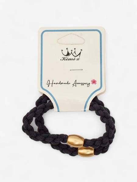 Royalfashion Набор из 2 плетёных резинок для волос Plecessi