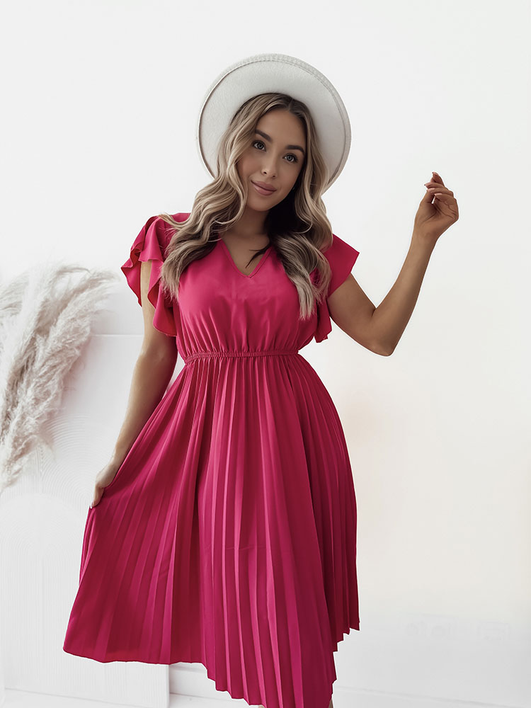 Royalfashion Naiste plisseeritud midi-kleit