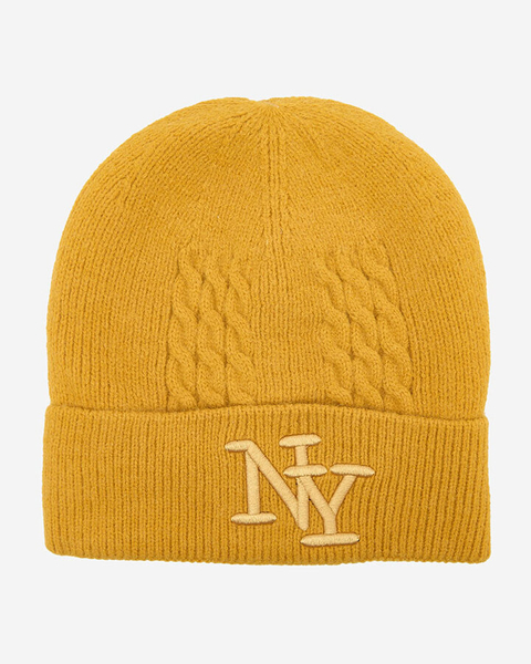 Royalfashion Mustard isoleeritud naiste müts