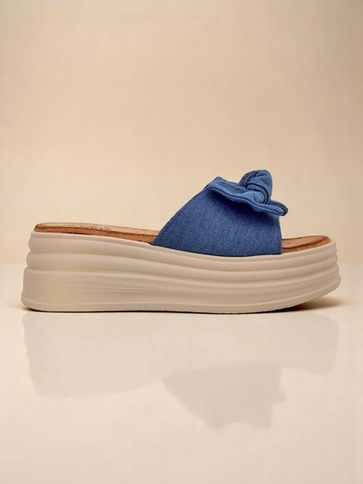 Royal Fashion Women's Platform Slides Givan