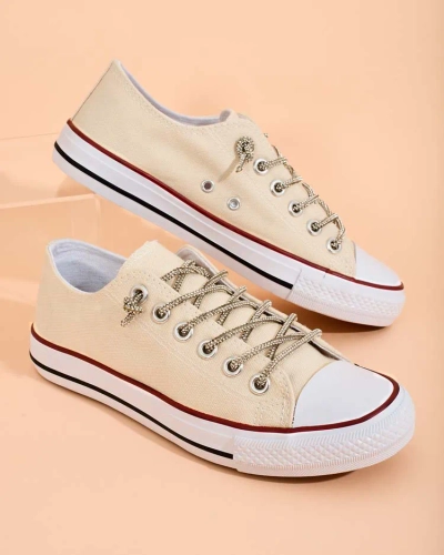 Royalfashion Naiste dekoratiivsete nööridega tossud Timi