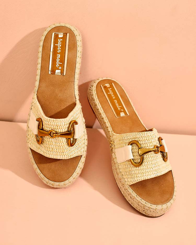 Royalfashion Naiste Abic dekoratiivsed flip-flops
