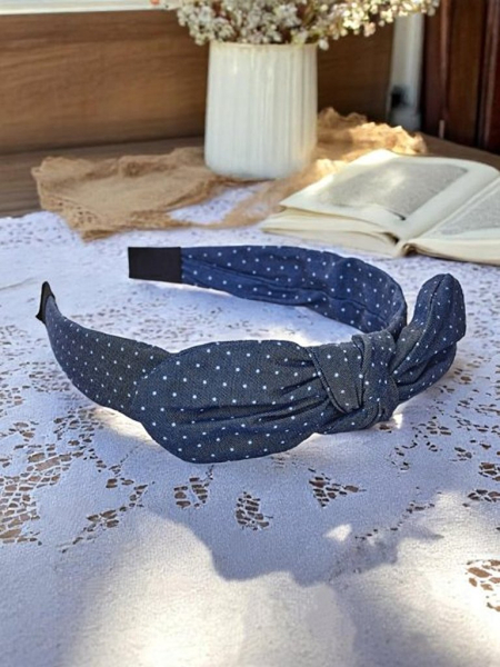 Royalfashion Headband with a polka dot bow Lilka