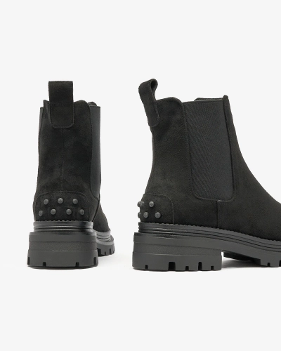 Royalfashion Mustad naiste isoleeritud Comfy Walk saapad
