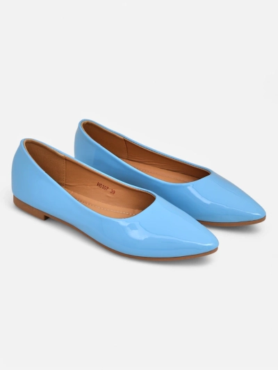 Royalfashion Women's patent ballet flats Aramiese