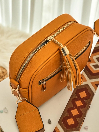 Royalfashion Small Women's Eco-Leather Handbag with Colorful Strap Kovi Lace