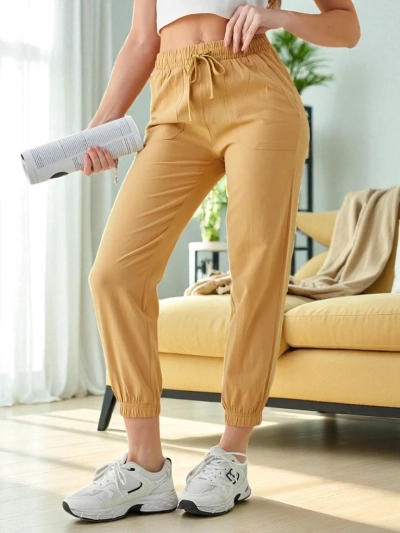 Pantaloni Elegante Dorico Camel - Moodsad Pikad Püksid