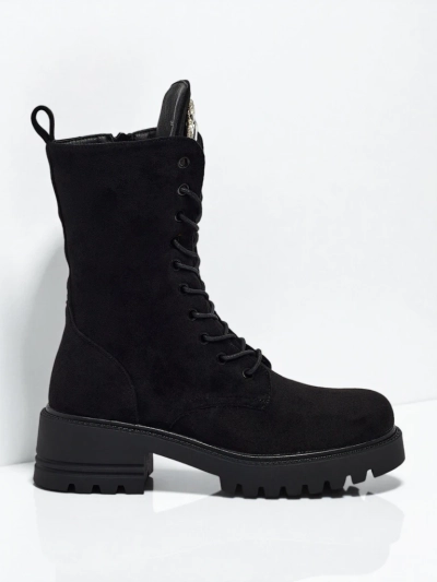 Öko-seemisnahast paeltega naiste saapad Emelune