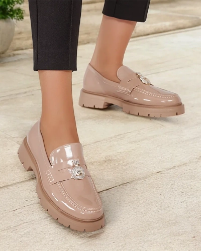 Royalfashion Naiste lakitud mokasiinid Bemies