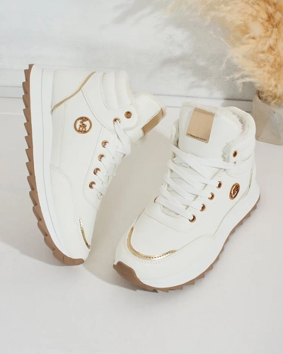 Royalfashion Утепленные женские кроссовки с мехом Casill