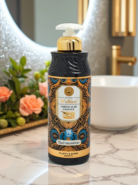 Wellice Aurelia Amino Acid Essence 7in1 Šampoon 500ml Kohev Sära Sile