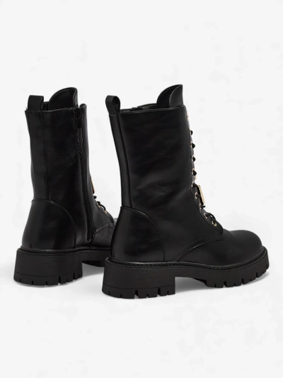 Eco-leather laced women's ankle boots Venit