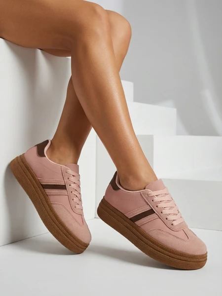 Flora Women's Pink Ecological Sports Sneakers for Summer