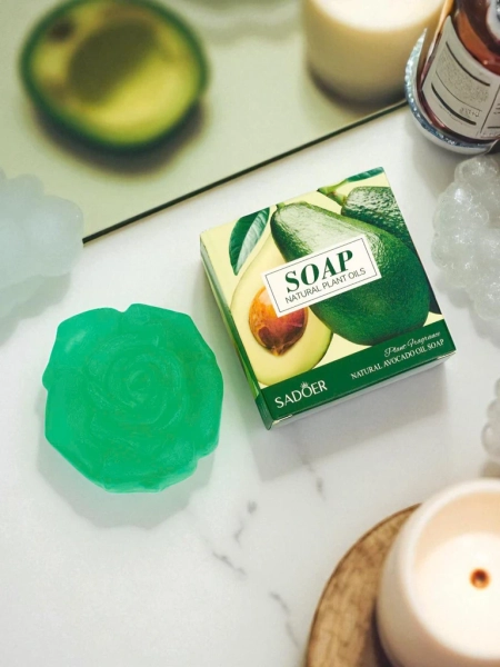 Royalfashion Glütseriiniseep lille kujuga Avokaado