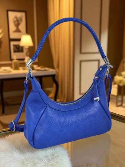 Royalfashion Small Women's Eco-Leather Handbag with Decorative Strap Lacquea